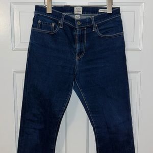 Flint And Tender Denim Jeans Selvedge 30x30 Straight Fit Dark Wash Made USA